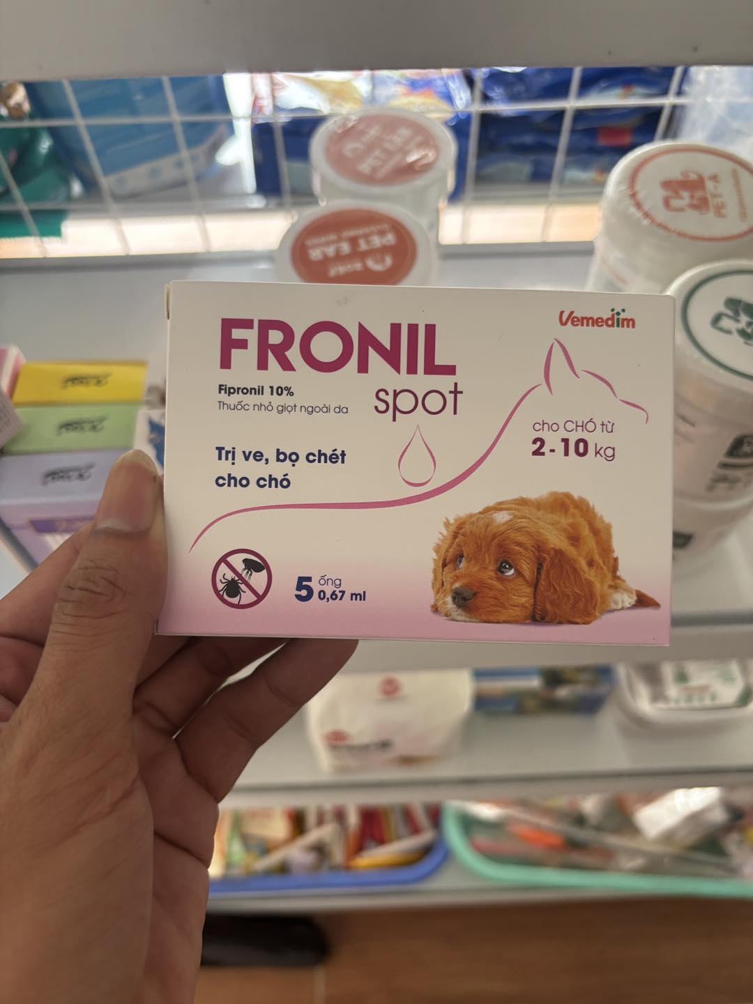 [🆕🇻🇳] Shusi Store – Phụ Kiện Thú Cưng Mỹ Tho 🐶🦜 Top1Pets 🐱🐠 Nhỏ gáy trị ve rận Fronil Spot cho Chó
Dành cho:
+ Chó từ 8 tuần tuổi trở lên
+ Dùng đc cho cún đang mang thai và cho con bú
Tác dụng nhanh, hiệu quả kèo d , shares-0✔️ , likes-0❤️️ , date-2025-09-23 17:19:30🐶🐱🇻🇳🇻🇳🇻🇳📰🆕