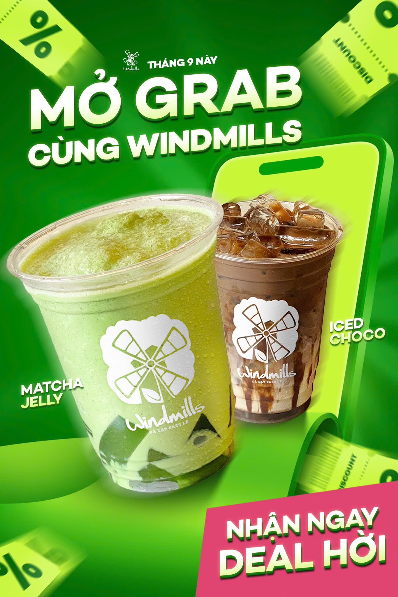 [☕️🇻🇳] Windmills Coffee Đà Lạt – Trà sữa Ly Chai 🥤 Top1Coffee ☕️  WINDMILLS QUẨY DEAL THÁNG 9Mở Grab liền tay – gắp ngay deal hời
Giảm 20% tất cả món nước
Freeship xịn xò, gọi 1 ly cũng g , shares-0✔️ , likes-1❤️️ , date-2025-09-23 16:48:08🇻🇳🇻🇳🇻🇳📰🆕