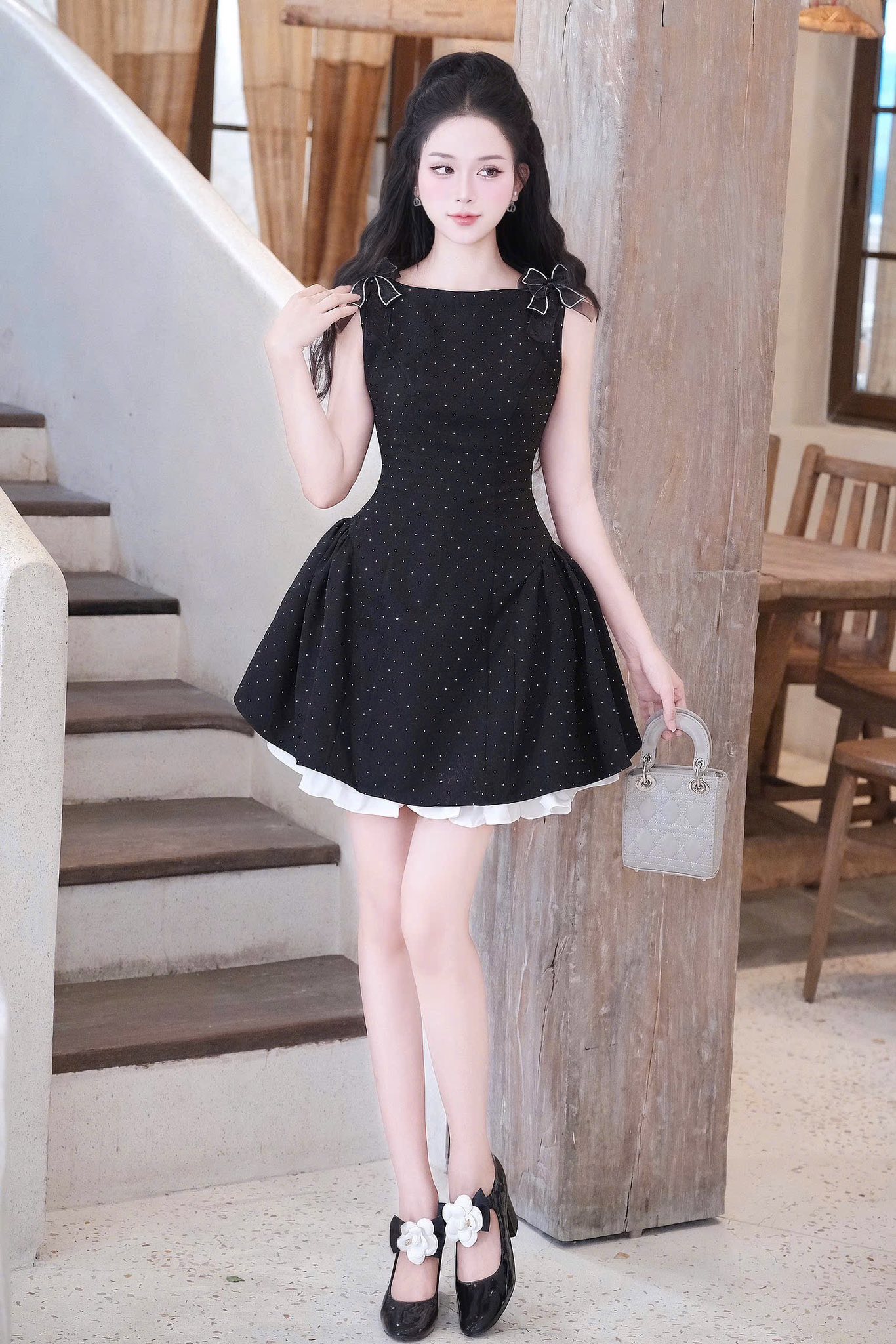 [🆕🇻🇳] Ngọc Linh Chuyên Váy Thiết Kế 👕 Top1Fashion 👗  Váy chấm bi cổ thuyền phối nơ cài sang chảnh, nữ tính Như Ngọc
, shares-0✔️ , likes-5❤️️ , date-2025-09-29 16:48:54🇻🇳🇻🇳🇻🇳📰🆕