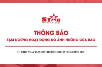 [🆕🇻🇳] Starfirst Fitness & Yoga Centers Hue – Trung tâm Thể thao & Giải trí STAR yoga & fitness 🧘 Top1Yoga 🤸🏻‍♀️  𝐓𝐇𝐎̂𝐍𝐆 𝐁𝐀́𝐎 𝐓𝐀̣𝐌 𝐍𝐆𝐔̛̀𝐍𝐆 𝐇𝐎𝐀̣𝐓 Đ𝐎̣̂𝐍𝐆 𝐈 𝐓𝐔̛̀ 𝟏𝟕𝐇𝟎𝟎 𝐍𝐆𝐀̀𝐘 𝟐𝟕.𝟎𝟗.𝟐𝟎𝟐𝟓
——–
Do tình hình mưa bão đang diễn biến phức tạp và để đảm bảo an toàn cho mọi ng , shares-1✔️ , likes-6❤️️ , date-2025-09-27 21:36:56🇻🇳🇻🇳🇻🇳📰🆕