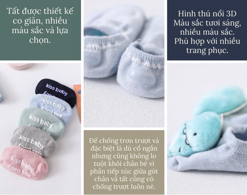 [🆕🇻🇳]  Hana Kid Clothing-chuyên cung cấp sỉ và lẻ quần áo, phụ kiện trẻ sơ sinh và trẻ em 🧑‍🧒❤️️👶⭐️ TẤT VỚ COTTON CHO BÉ
Clip và hình ảnh – chính chủ
Đặc điểm sản phẩm:
– Loại: cổ thấp, cổ cao
– Kích thước: S (3-8kg), M (7-13kg)
– Tất cotton thu đông & t , shares-0✔️ , likes-0❤️️ , date-2025-10-02 19:21:51🇻🇳🇻🇳🇻🇳📰🆕