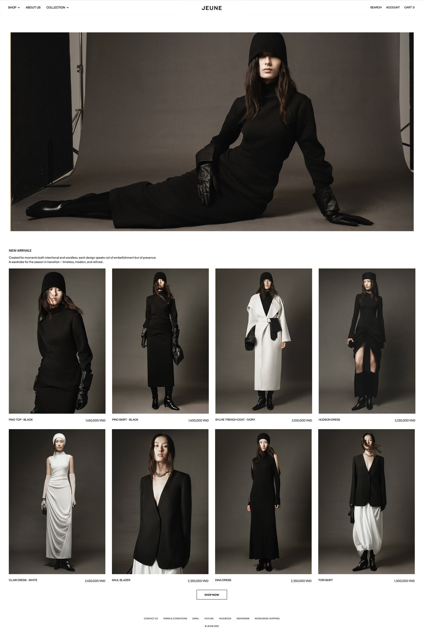 [🆕🇻🇳] JEUNE – Online shop based in Vietnam 👕 Top1Fashion 👗  PRE-FALL 25 | NOW ON WEBSITECác thiết kế trong BST Pre-Fall 2025 đã chính thức có mặt trên website của JEUNE. Trải nghiệm mua sắm trực tuyến tiện lợi và  , shares-4✔️ , likes-24❤️️ , date-2025-10-04 03:00:37🇻🇳🇻🇳🇻🇳📰🆕