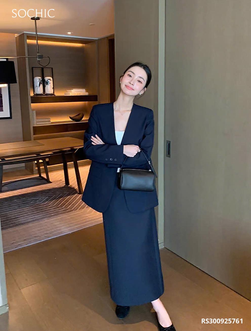 [🆕🇻🇳] SOCHIC – HÀNG THIẾT KẾ CAO CẤP 👕 Top1Fashion 👗  𝐕𝐞𝐥𝐚 𝐒𝐞𝐭  𝑃ℎ𝑜𝑛𝑔 𝑡ℎ𝑎́𝑖 𝑐ℎ𝑢𝑦𝑒̂𝑛 𝑛𝑔ℎ𝑖𝑒̣̂𝑝 – 𝑡ℎ𝑎̂̀𝑛 𝑡ℎ𝑎́𝑖 𝑡𝑢̛̣ 𝑡𝑖𝑛Set blazer kết hợp chân váy dài dáng A mang chuẩn mực thanh lịch mới: dáng suông vừa phải,  , shares-1✔️ , likes-1❤️️ , date-2025-10-06 23:11:24🇻🇳🇻🇳🇻🇳📰🆕