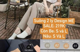 [🆕🇻🇳] MÉCI closet – Cửa hàng quần áo 👕 Top1Fashion 👗  SALE SỐC #219K… MÃ QUẦN 2 LY thiết kế MÉCI – Từng bán siêu dã man tại Méci
Nay Sale lớn cho mn lấy nhanh, còn khoảng 100 quần thôi.
MN inbox địa chỉ sớm , shares-0✔️ , likes-29❤️️ , date-2025-10-06 05:43:41🇻🇳🇻🇳🇻🇳📰🆕