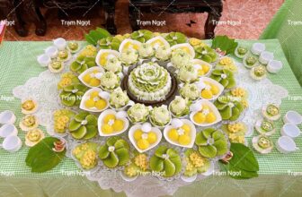 [🆕🇻🇳] Trạm Ngọt – Tiệm bánh 🍔 Top1Food  🍜 Chúc mừng thôi nôi em Bống của mẹ Oanh.
Chúc em hay ăn chóng lớn, luôn vui vẻ, hạnh phúc
Cám ơn gia đình đã lựa chọn mâm cúng Trạm Ngọt giữa vô vàn lựa ch , shares-0✔️ , likes-5❤️️ , date-2025-10-05 02:28:45🇻🇳🇻🇳🇻🇳📰🆕