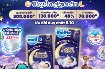 [🆕🇻🇳]  Molfix Vietnam – Nhà sản xuất tã giấy lớn thứ 4 trên toàn thế giới 🧑‍🧒❤️️👶⭐️  MOLFIX SWEET DREAMS Chống tràn đỉnh cao – Rinh ngay deal khủngCác mom ơi, từ nay bé có thể ngủ sâu giấc suốt đêm , thỏa sức vui chơi cả ngày  mà chẳng  , shares-2✔️ , likes-22❤️️ , date-2025-10-05 00:57:29🇻🇳🇻🇳🇻🇳📰🆕