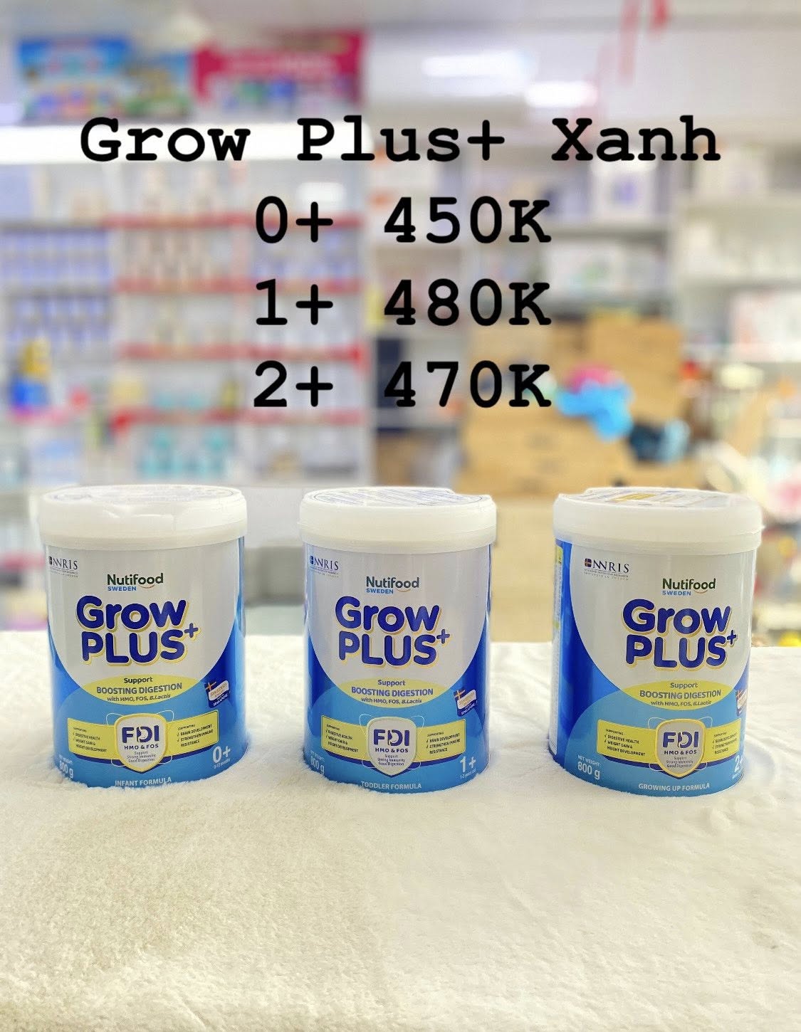 [🆕🇻🇳]  Tân Tân Shop – Hệ thống mẹ và Bé 🧑‍🧒❤️️👶⭐️  Deal cực sốc cho nhà Grow tới rồi các ba mẹ ơi 
  Giá cực hời còn được tặng thêm quà khi mua Grow Plus+ immnuel, Grow Plus+ Bạc và Grow Plus+ Xanh tiêu ho , shares-0✔️ , likes-3❤️️ , date-2025-10-07 16:23:27🇻🇳🇻🇳🇻🇳📰🆕