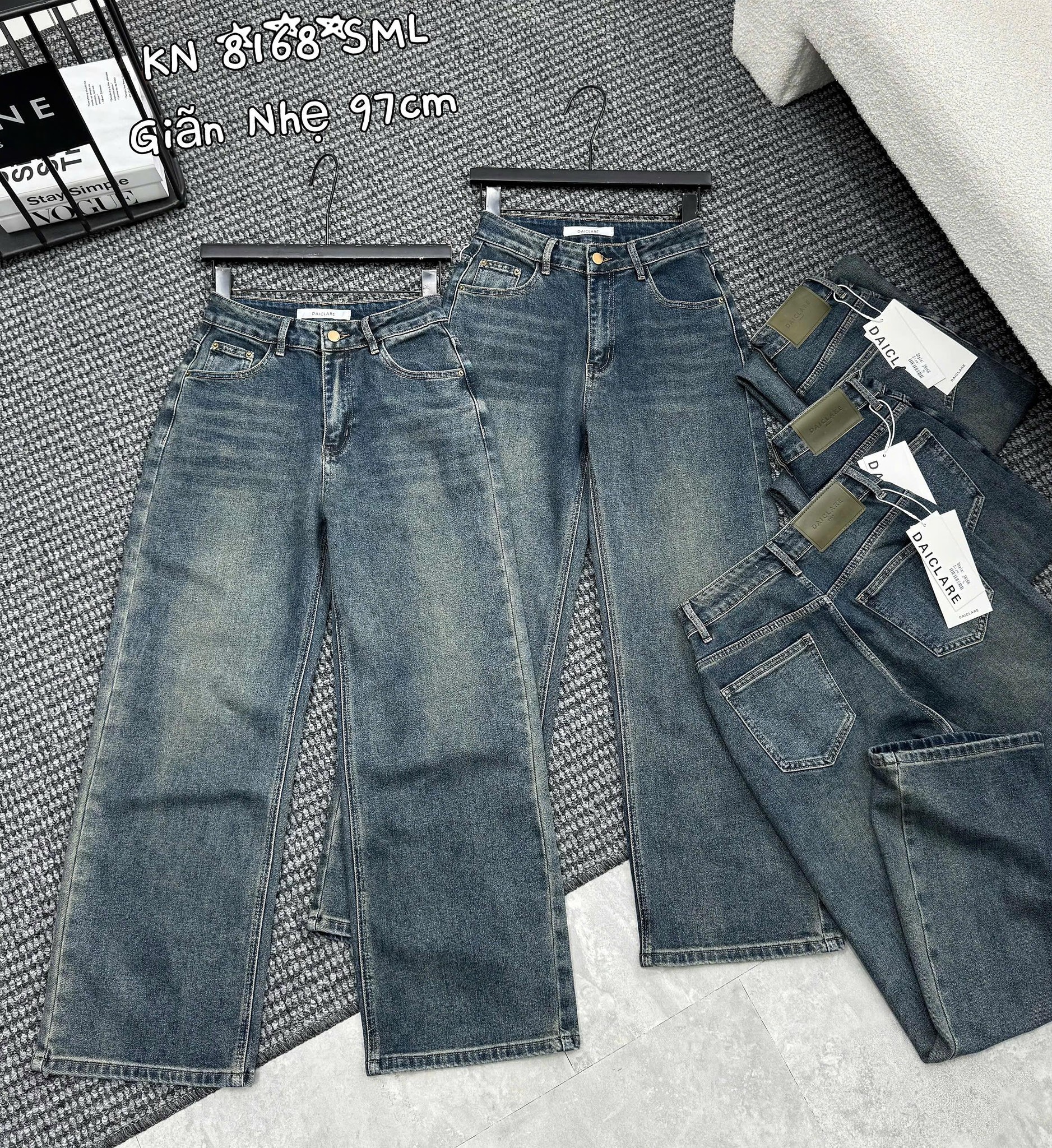 [🆕🇻🇳] Arazen MK Fashion 👕 Top1Fashion 👗  New
Jean suôn new dài 97cm giãn nhẹ
8168 / S M L
, shares-0✔️ , likes-2❤️️ , date-2025-10-10 00:31:04🇻🇳🇻🇳🇻🇳📰🆕