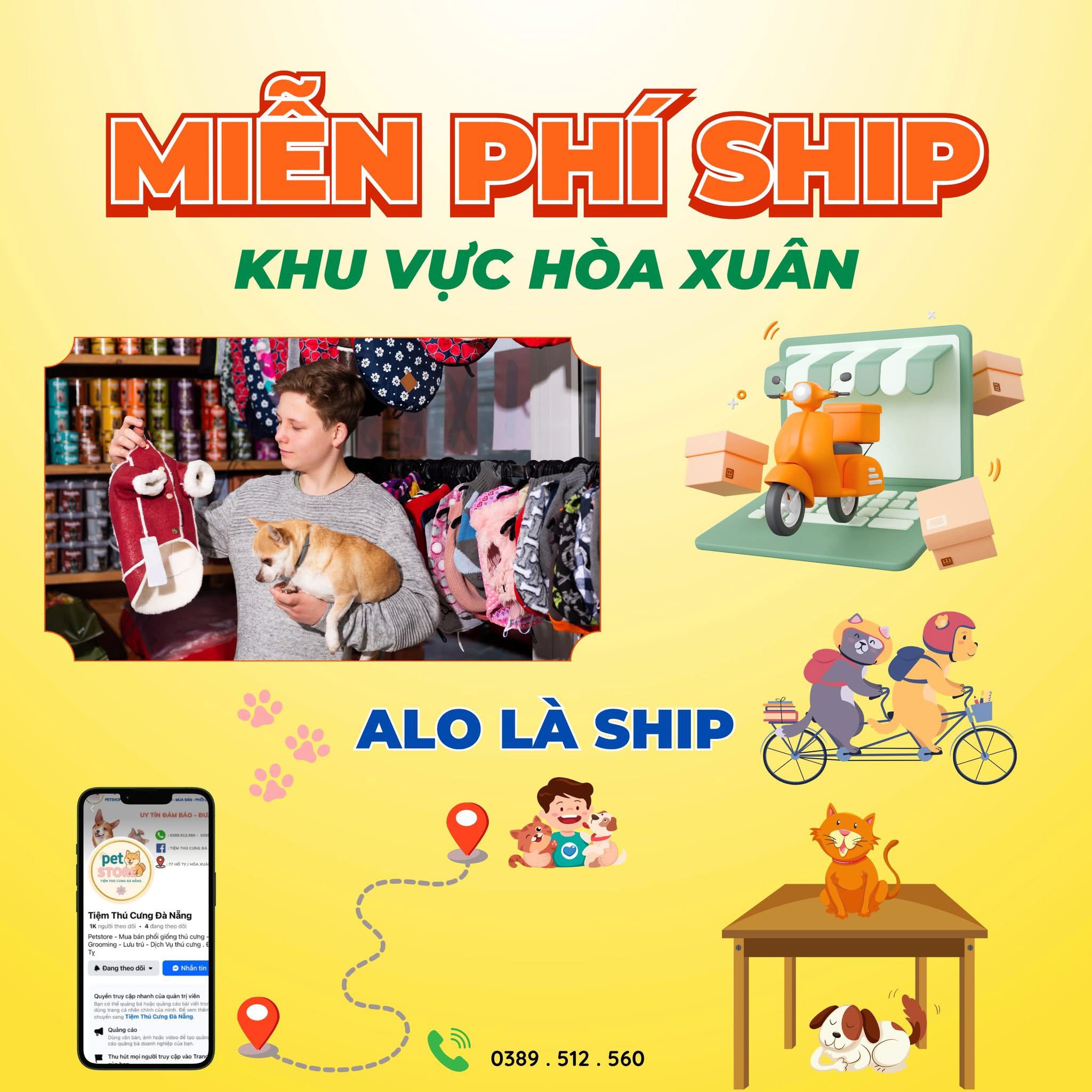 [🆕🇻🇳] Tiệm Thú Cưng Đà Nẵng 🐶🦜 Top1Pets 🐱🐠 Dù sáng hay tối  khách lên đơn là ship bên em chạy nhé
77 Hồ Tỵ Hoà Xuân Cẩm Lệ
#Tiemthucungdanang #petshophoaxuan
, shares-1✔️ , likes-5❤️️ , date-2025-10-15 01:07:05🐶🐱🇻🇳🇻🇳🇻🇳📰🆕