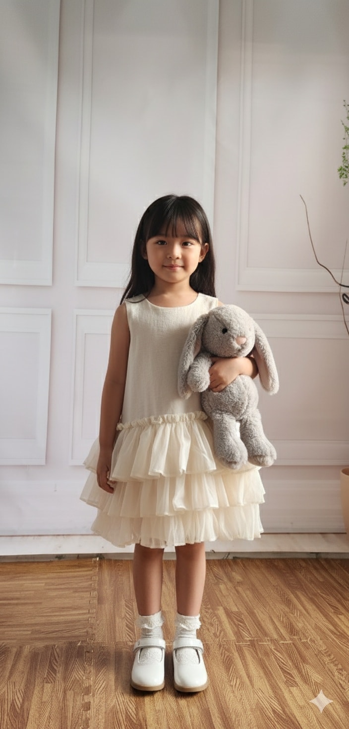 [🆕🇻🇳] HaNa Workshop – Chuyên thời trang trẻ em thiết kế, thời trang mẹ và bé 😎❤️️⭐️ ĐƠN GIẢN MÀ CỰC XINH YÊU NÈ
Thiết kế nhẹ nhàng với lớp voan tơ  bồng bềnh, tông kem thanh lịch giúp bé yêu tỏa sáng trong mọi khoảnh khắc.
Phù hợp cho bé  , shares-0✔️ , likes-6❤️️ , date-2025-10-14 14:39:16🇻🇳🇻🇳🇻🇳📰🆕