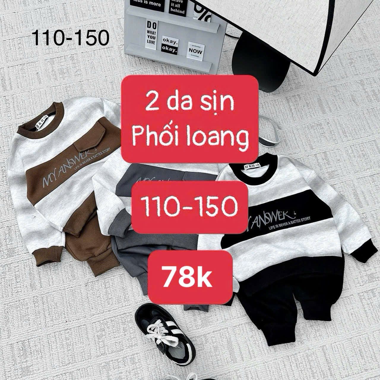 [🆕🇻🇳] Tổng Kho Sỉ Quần Áo Trẻ Em Thu Trang 🧑‍🧒❤️️👶⭐️ Mai em trảBộ nỉ 2da bé trai, phối loang áo, chất nỉ mềm đẹp hàng bán shop
Ri5 size 110-150 phom 10-20kg
Sỉ lố 15 bộ giá 78k / 1 bộ
Cắt giá sll
@All
, shares-0✔️ , likes-0❤️️ , date-2025-10-17 05:37:29🇻🇳🇻🇳🇻🇳📰🆕