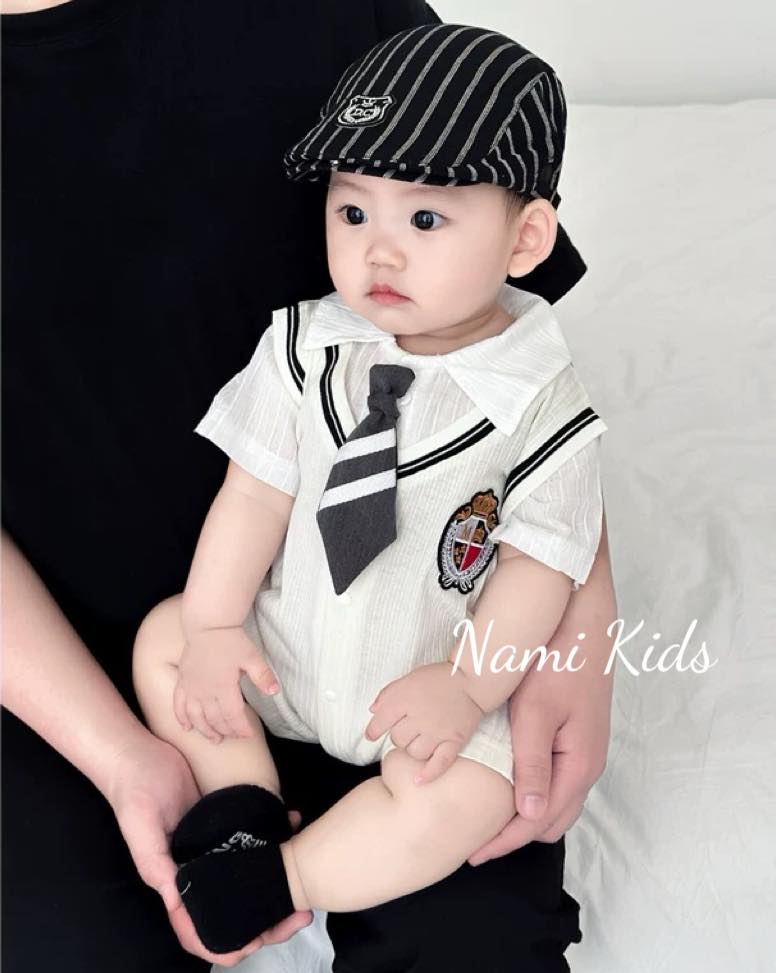 [🆕🇻🇳]  Nami Kids – Ở đây có đồ em bé dễ thương lắm nè 🧑‍🧒❤️️👶⭐️  Body thắt cà vạt cho bé sẵn hàng
#99k size 4 – 12kg
, shares-0✔️ , likes-1❤️️ , date-2025-10-14 17:48:05🇻🇳🇻🇳🇻🇳📰🆕