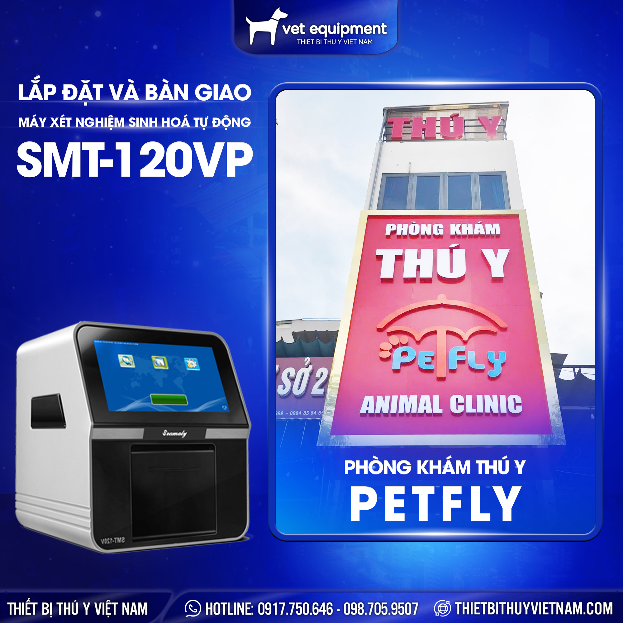 [🆕🇻🇳] Thiết Bị Thú Y Việt Nam 🐶🦜 Top1Pets 🐱🐠  LẮP ĐẶT & BÀN GIAO MÁY XÉT NGHIỆM SINH HÓA TỰ ĐỘNG SEAMATY SMT-120VP TẠI PHÒNG KHÁM THÚ Y PETFLYVet Equipment xin gửi lời chúc mừng nồng nhiệt tới Phòn , shares-2✔️ , likes-19❤️️ , date-2025-10-17 22:00:00🐶🐱🇻🇳🇻🇳🇻🇳📰🆕