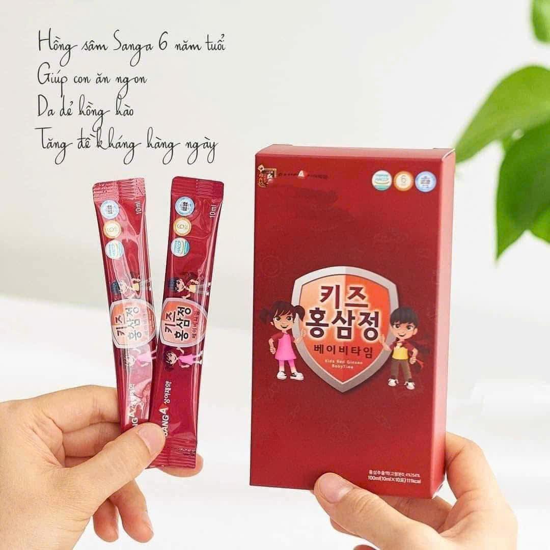 [🆕🇻🇳]  Thế Giới Bé 🧑‍🧒❤️️👶⭐️  NƯỚC HỒNG SÂM SANGA HÀN QUỐC CHÍNH HÃNG 100%
Hộp 30 túi – Dành riêng cho bé yêu phát triển khỏe mạnh
Tăng cường sức đề kháng, hỗ trợ hệ miễn dịch cho b , shares-0✔️ , likes-0❤️️ , date-2025-10-10 03:00:54🇻🇳🇻🇳🇻🇳📰🆕