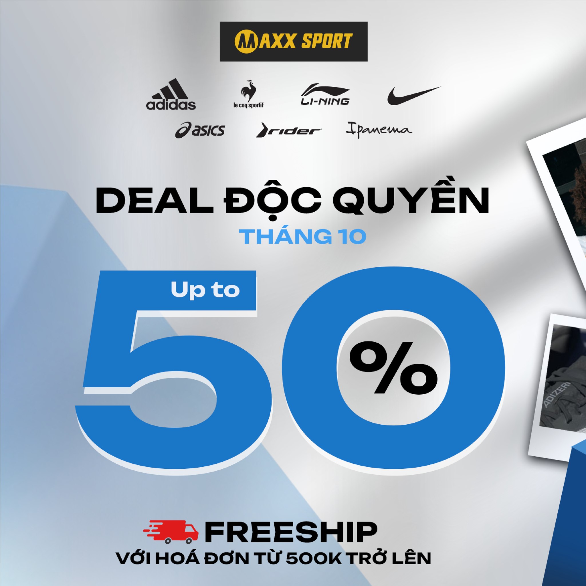 [🆕🇻🇳] MaxxSport – Hệ thống bán lẻ và phân phối các sản phẩm thời trang thể thao của các thương hiệu hàng đầu thế giới 👕 Top1Fashion 👗   DEAL ĐỘC QUYỀN THÁNG 10 – GIẢM SÂU ĐẾN 50%!
Nâng cấp tủ quần áo của bạn với loạt siêu phẩm từ ADIDAS, NIKE, Li-Ning, le coq sportif,… chính hãng với giá , shares-1✔️ , likes-27❤️️ , date-2025-10-18 19:03:29🇻🇳🇻🇳🇻🇳📰🆕