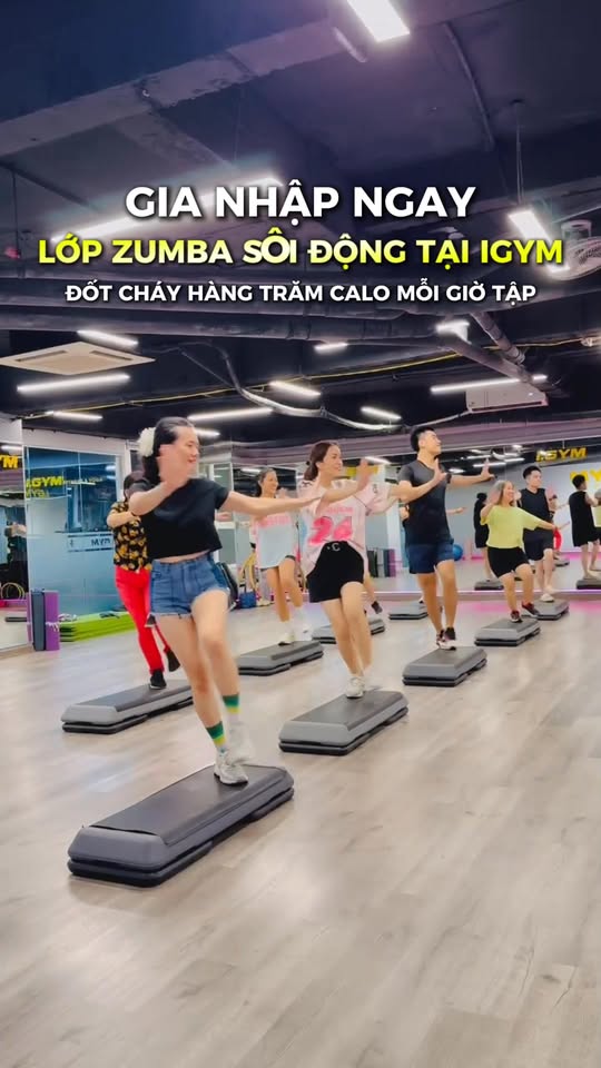 [🆕🇻🇳] Igym Fitness & Yoga 🧘 Top1Yoga 🤸🏻‍♀️  GIA NHẬP NGAY LỚP ZUMBA SÔI ĐỘNG TẠI IGYM!
 Đốt cháy hàng trăm calo mỗi giờ tập!

Bật nhạc lên và quên hết mệt mỏi, tham gia ngay lớp Zumba tại Igym, bạn  , shares-0✔️ , likes-7❤️️ , date-2025-10-13 17:30:11🇻🇳🇻🇳🇻🇳📰🆕