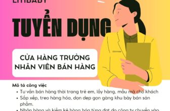 [🆕🇻🇳] LITIBABY – THƯƠNG HIỆU THỜI TRANG VIỆT 😎❤️️⭐️  [TUYỂN GẤP] Nhân viên làm việc trong lĩnh vực Thời trang trẻ em (Ưu tiên làm việc lâu dài).
LITIBABY mở rộng hệ thống cửa hàng thời trang trẻ em. Chúng t , shares-17✔️ , likes-211❤️️ , date-2025-10-18 18:37:22🇻🇳🇻🇳🇻🇳📰🆕