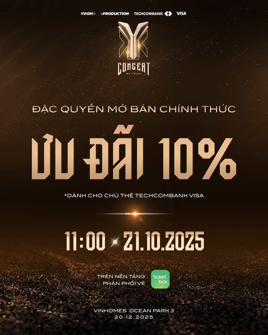 [🆕🇻🇳] Ticketbox – Hệ thống quản lý và bán vé sự kiện trực tuyến hàng đầu tại Việt Nam ♥️️ Top1Index 📚   MỞ BÁN CHÍNH THỨC VỚI ƯU ĐÃI ĐỘC QUYỀN 10% DÀNH CHO CHỦ THẺ TECHCOMBANK VISA

Bên cạnh đợt mở bán vé Early Bird, bạn vẫn còn có cơ hội nhận được ưu đãi độ , shares-0✔️ , likes-28❤️️ , date-2025-10-20 22:13:29🇻🇳🇻🇳🇻🇳📰🆕
