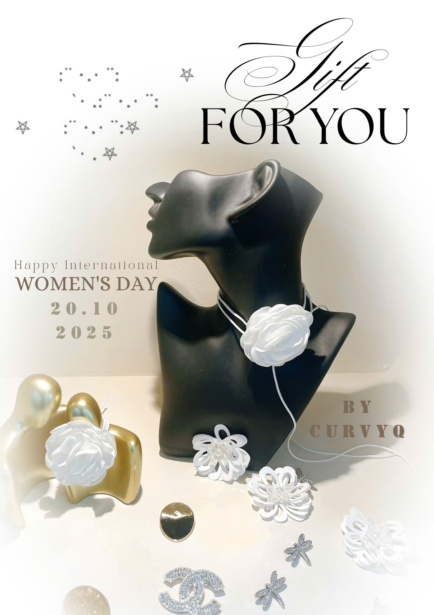 [🆕🇻🇳] CurvyQ – THỜI TRANG NỮ THIẾT KẾ 👕 Top1Fashion 👗  𝐇𝐀𝐏𝐏𝐘 𝐕𝐈𝐄𝐓𝐍𝐀𝐌𝐄𝐒𝐄 𝐖𝐎𝐌𝐄𝐍’𝐒 𝐃𝐀𝐘
Tặng cài áo, chocker hoa bất kỳ cho mọi đơn hàng nhân dịp 20.10
Mỗi món quà nhỏ gửi đi là một lời chúc yêu thương từ CurvyQ, shares-8✔️ , likes-165❤️️ , date-2025-10-20 00:16:05🇻🇳🇻🇳🇻🇳📰🆕