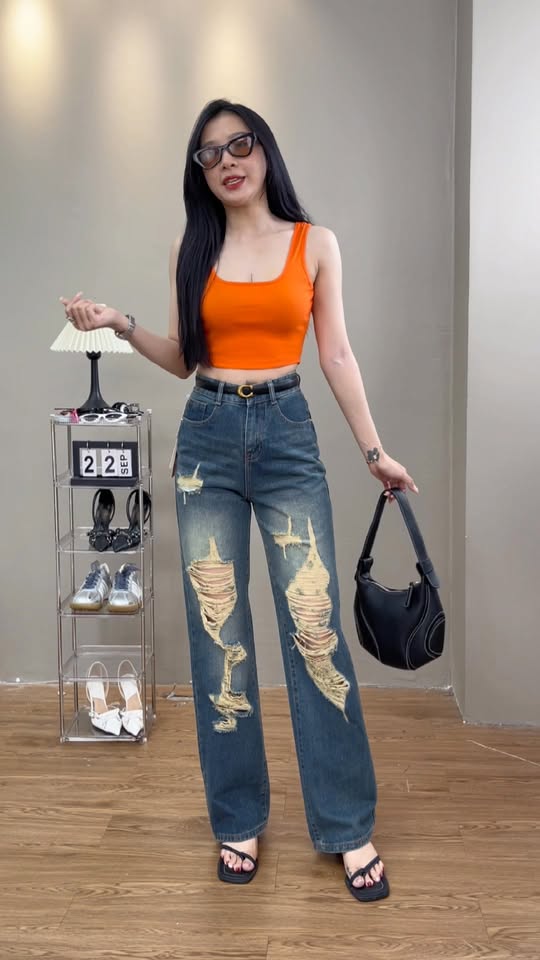 [🆕🇻🇳] TiQi Jeans – Cửa hàng chuyên quần jeans nữ 👕 Top1Fashion 👗  Suông rách cá tính  , shares-0✔️ , likes-5❤️️ , date-2025-10-14 17:58:56🇻🇳🇻🇳🇻🇳📰🆕