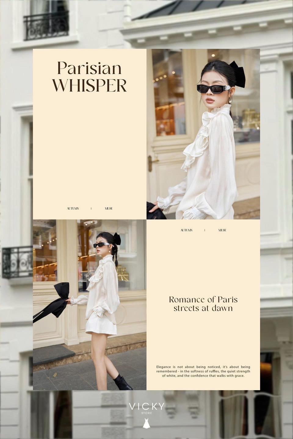 [🆕🇻🇳] VICKY’s STORE 👕 Top1Fashion 👗   𝐏𝐀𝐑𝐈𝐒𝐈𝐀𝐍 𝐖𝐇𝐈𝐒𝐏𝐄𝐑Như một lời thì thầm từ Paris, 𝐏𝐚𝐫𝐢𝐬𝐢𝐚𝐧 𝐖𝐡𝐢𝐬𝐩𝐞𝐫 mang đến vẻ đẹp thanh thoát, lãng mạn và tự do. Ánh nắng khẽ lướt qua làn voan mỏng, để  , shares-0✔️ , likes-7❤️️ , date-2025-10-21 20:26:28🇻🇳🇻🇳🇻🇳📰🆕