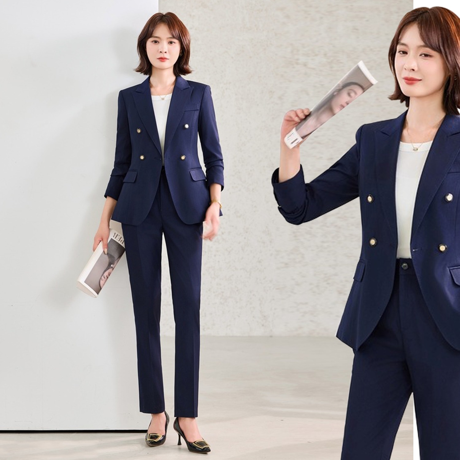 [🆕🇻🇳] Áo Vest Blazer Nữ – DUKI STORE 👕 Top1Fashion 👗   Thanh lịch và quyền lực trong từng đường nét
Bộ vest nữ DKX0084 với thiết kế dáng ôm vừa vặn, tôn dáng chuẩn mực. Chất vải cao cấp cùng gam màu xanh navy , shares-0✔️ , likes-5❤️️ , date-2025-10-25 19:00:09🇻🇳🇻🇳🇻🇳📰🆕