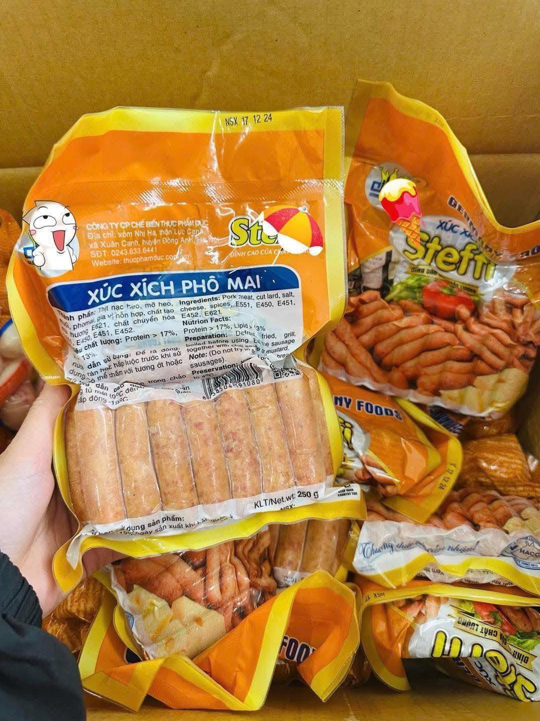 [🆕🇻🇳] Hàu Hosana Ba Đình – Chuyên bán Đồ ăn ngon 🍔 Top1Food  🍜 HÓT HÒN HỌT – nay em lại về xúc xích đức phomai 

Đẫm phomai trong từng cây xúc xích béo ngậy thế này thì hỏi sao mà hot không bao giờ thấy hạ nhiệt 

 #79 , shares-0✔️ , likes-0❤️️ , date-2025-10-28 06:30:02🇻🇳🇻🇳🇻🇳📰🆕