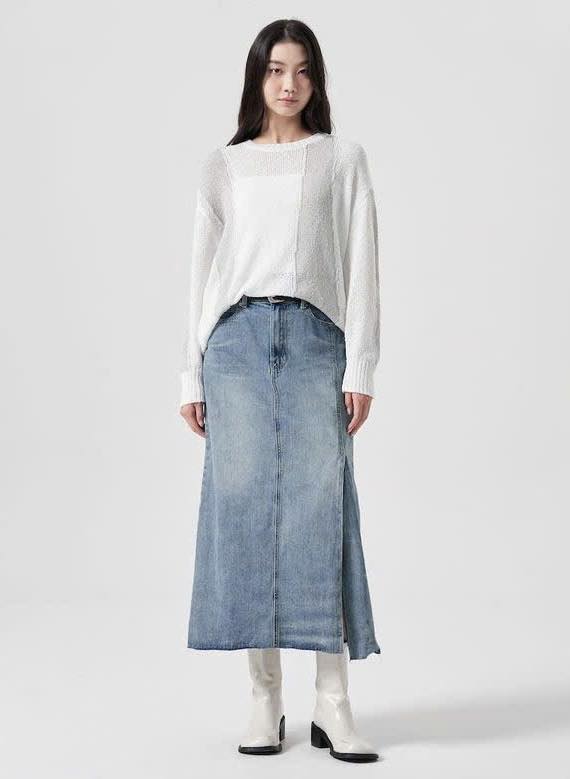 [🆕🇻🇳] VNXK RẤT ĐẸP 👕 Top1Fashion 👗  𝟖𝐒𝐞𝐜𝐨𝐧𝐝𝐬 – 𝐒𝐤𝐢𝐫𝐭– Chân váy jeans dáng dài xẻ tà lệch trái 8Seconds
– Chất jeans đã qua xử lý mềm mại, 100% cotton.
– Hàng xuất dư hầu hết đã huỷ tag, có  , shares-0✔️ , likes-8❤️️ , date-2025-10-25 18:17:32🇻🇳🇻🇳🇻🇳📰🆕