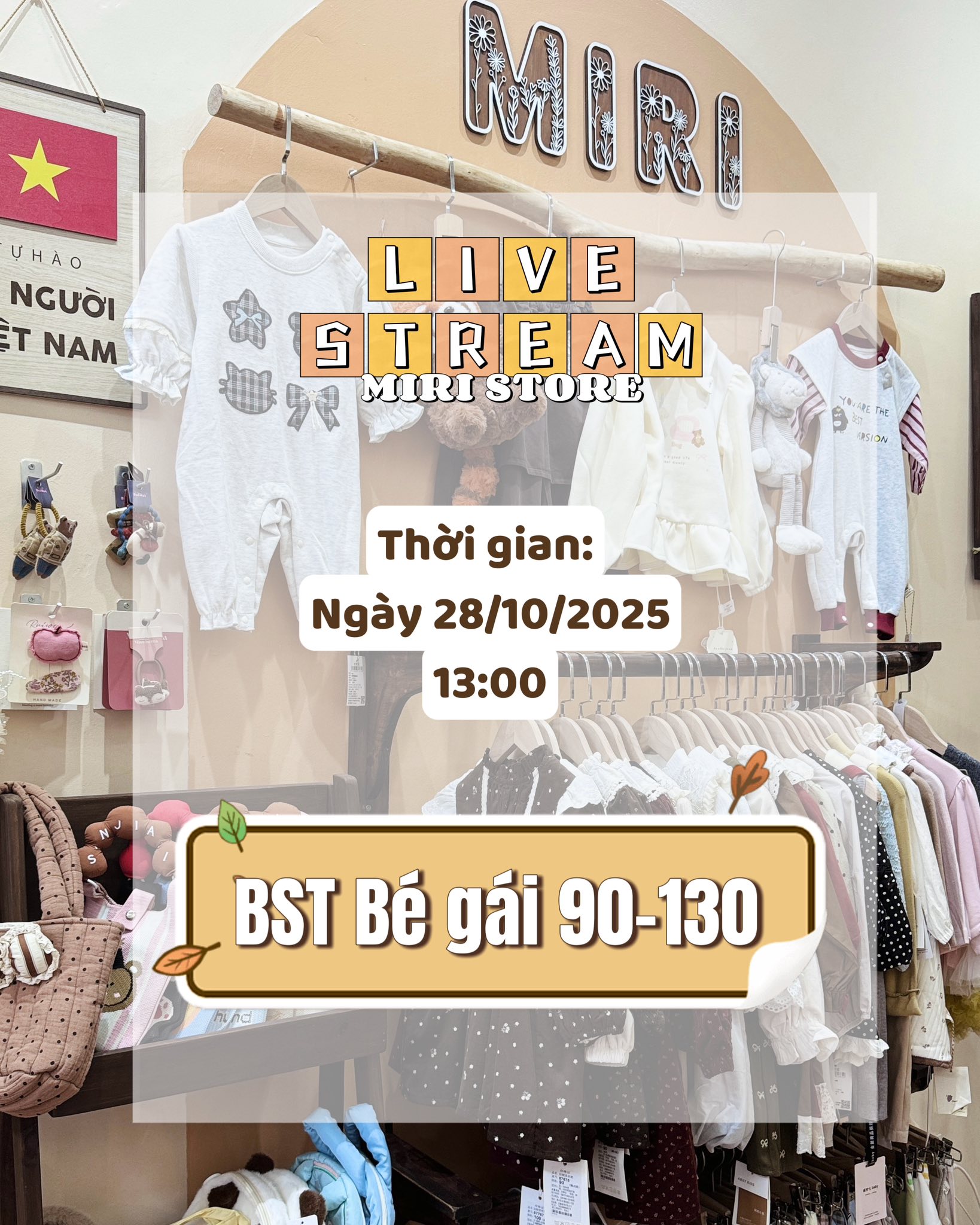 [🆕🇻🇳] MIRI STORE – 𝐪𝐮𝐚̂̀𝐧 𝐚́𝐨, 𝐩𝐡𝐮̣ 𝐤𝐢𝐞̣̂𝐧 𝐜𝐡𝐨 𝐛𝐞́ 𝐢𝐮 🧑‍🧒❤️️👶⭐️  𝐋𝐢𝐯𝐞𝐬𝐭𝐫𝐞𝐚𝐦 𝐇𝐚̀𝐧𝐠 𝐦𝐨̛́𝐢 𝐛𝐞́ 𝐠𝐚́𝐢 đ𝐞̣𝐩 𝐜𝐡𝐮̛𝐚 𝐭𝐮̛̀𝐧𝐠 𝐭𝐡𝐚̂́𝐲 – 𝐇𝐞̂́𝐭 𝐤𝐨 𝐯𝐞̂̀ 𝐥𝐚̣𝐢
Thực đơn buổi livestream
>>>  𝐍𝐠𝐚̀𝐲 𝟐𝟖/𝟏𝟎/𝟐𝟎𝟐𝟓  𝟏𝟑:𝟎𝟎 , shares-0✔️ , likes-13❤️️ , date-2025-10-28 04:08:25🇻🇳🇻🇳🇻🇳📰🆕