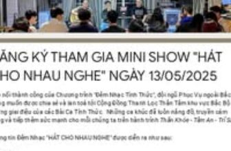 [☕️🇻🇳] Sam Rooftop Coffee 🥤 Top1Coffee ☕️ THƯ MỜI THAM DỰ ĐÊM NHẠC “HÁT CHO NHAU NGHE”
Tiếp nối thành công của Chương trình “Đêm Nhạc Tỉnh Thức”, đội ngũ Phục Vụ mong muố , shares-0✔️ , likes-7❤️️ , date-2025-05-12 16:15:54🇻🇳🇻🇳🇻🇳📰🆕