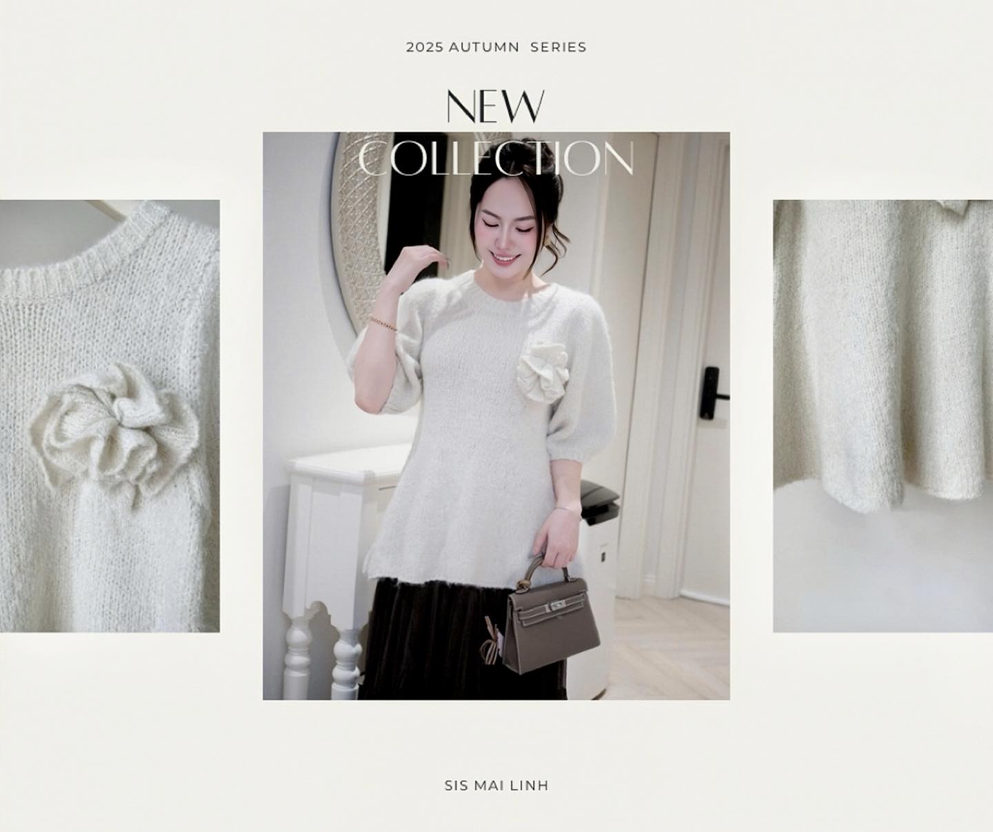 [🆕🇻🇳] SIS MAI LINH –  Thiết kế & Thời trang 👕 Top1Fashion 👗  Nét thanh lịch vượt thời gianKhông cần cầu kỳ, chỉ một gam be nhẹ nhàng cũng đủ tôn lên thần thái quý phái của nàng.
Thiết kế cổ tròn thanh thoát cùng p , shares-1✔️ , likes-0❤️️ , date-2025-11-03 18:00:43🇻🇳🇻🇳🇻🇳📰🆕