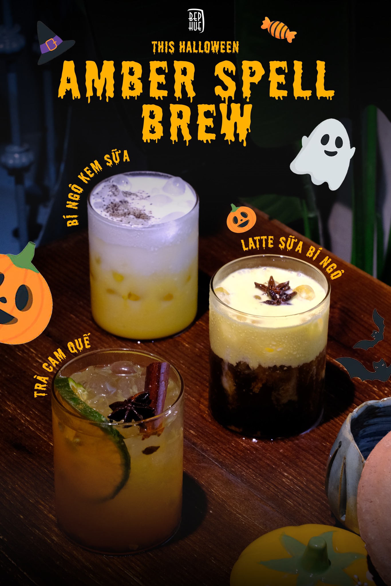 [🆕🇻🇳] Bếp Huế – Nhà hàng Việt Nam 🍔 Top1Food  🍜  AMBER SPELL BREW – PHÉP MÀU MÙA HALLOWEEN 

Chẳng cần một cây đũa thần nào cả, những nguyên liệu quen thuộc đã được Bếp Huế thổi vào chút phép màu hổ phác , shares-1✔️ , likes-10❤️️ , date-2025-10-29 04:00:34🇻🇳🇻🇳🇻🇳📰🆕