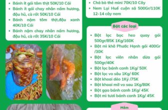 [🆕🇻🇳] Bánh lọc Huế tại Sài Gòn 🍔 Top1Food  🍜 Trưa thứ Năm ngoài menu các món bếp Huế.
Bếp e nhận order các món cho trưa thứ Năm
1⃣Bún/Cơm/Mì Hến phần 35K
2⃣Hến xào xúc bánh tráng phần 80 , shares-3✔️ , likes-11❤️️ , date-2025-10-28 17:38:58🇻🇳🇻🇳🇻🇳📰🆕