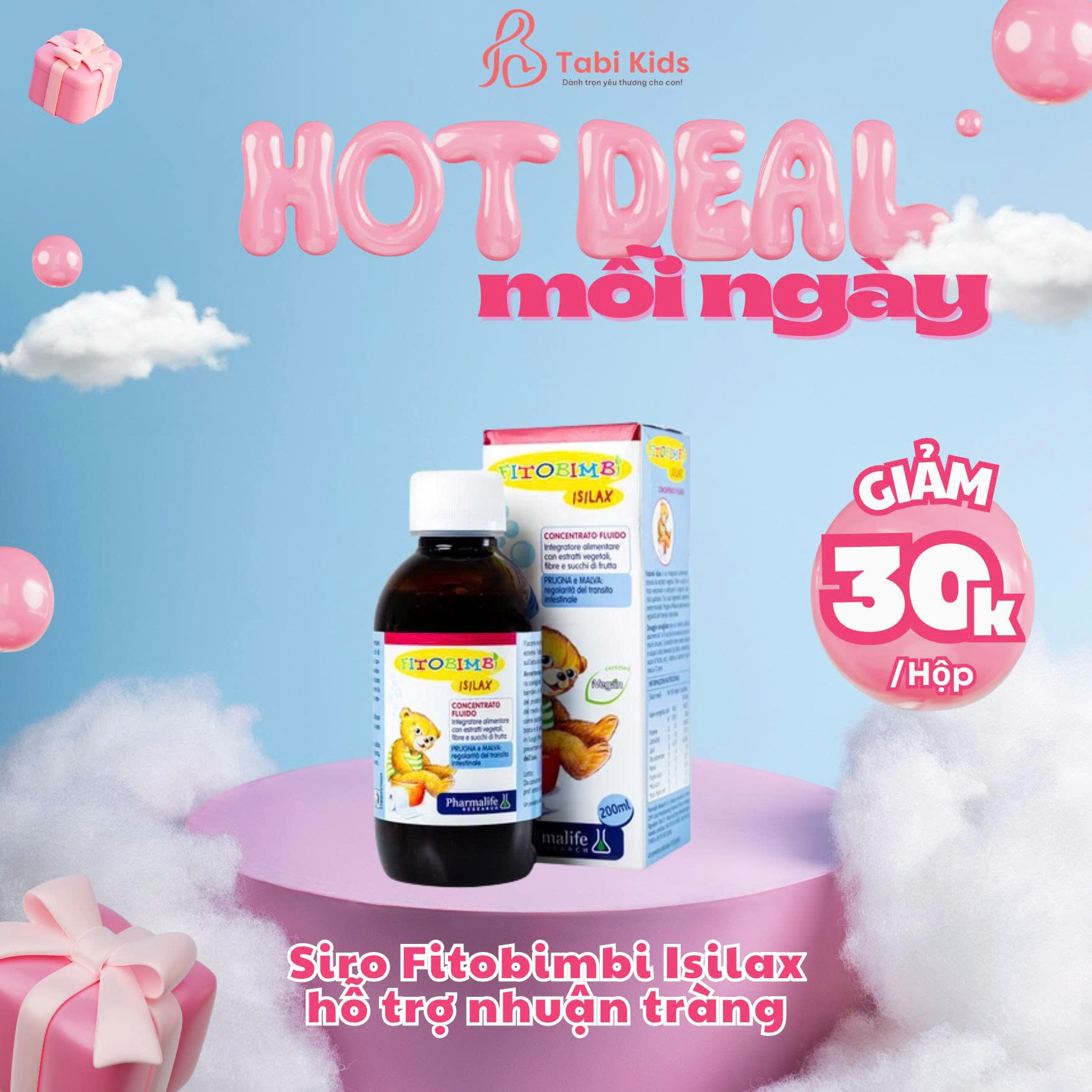 [🆕🇻🇳] Tabikids  (Shop mẹ bé) – chuyên cung cấp Bỉm Sữa và đồ dùng CHÍNH HÃNG cho các bé từ sơ sinh đến 3 tuổi 🧑‍🧒❤️️👶⭐️ FITOBIMBI ISILAX số 2 thì không ai là số 1
Dòng siro trị táo bón kéo dài cho bé cực kì hiệu quả.
Táo bón là triệu chứng đa số trẻ nhỏ đều mắc phải do:
H , shares-0✔️ , likes-2❤️️ , date-2025-11-04 14:17:32🇻🇳🇻🇳🇻🇳📰🆕