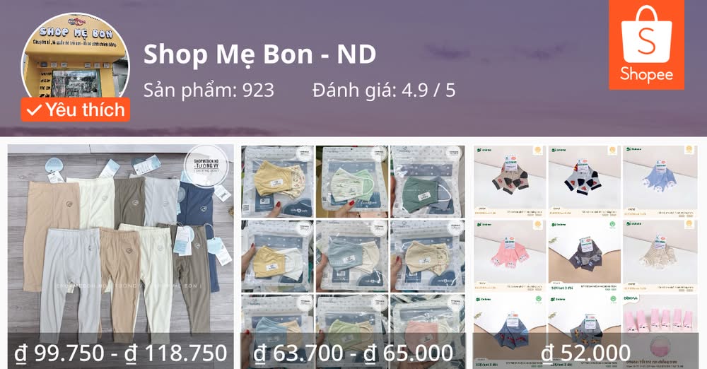 [🆕🇻🇳] Shop Mẹ Bon – Chuyên quần áo trẻ sơ sinh , trẻ em chính hãng 🧑‍🧒❤️️👶⭐️ E gửi cả nhà mã giảm giá 20.12
Link : 
– AFF1026 Giảm 70K đơn từ 300K
–  AFF2012 Giảm 50K đơn từ 199K
–  AFF20DEC Giảm 35K đơn từ 150K
–  AFFDEC25 Giảm 30K , shares-0✔️ , likes-0❤️️ , date-2025-12-20 07:04:58🇻🇳🇻🇳🇻🇳📰🆕
