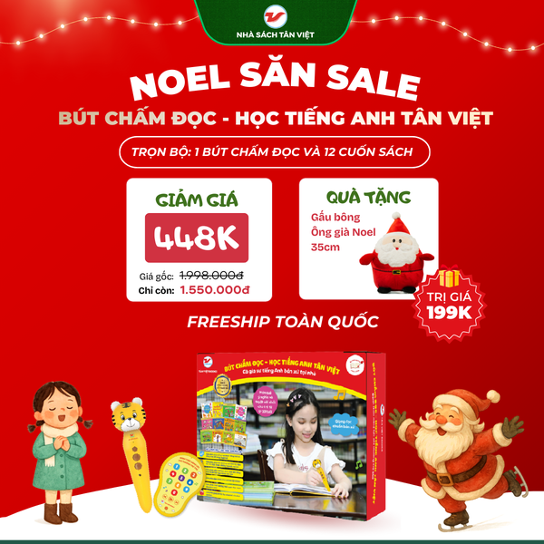 [🛒🇻🇳]Bút chấm đọc – Học tiếng Anh Tân Việt (Trọn bộ 1 Bút + 12 cuốn sách) – Tân Việt , SKU – 7935210308689 – tanvietbooks.vn 🇻🇳🛒Top1Shop🛒 🇻🇳Top1Vietnam🇻🇳 🛍🛒🇻🇳