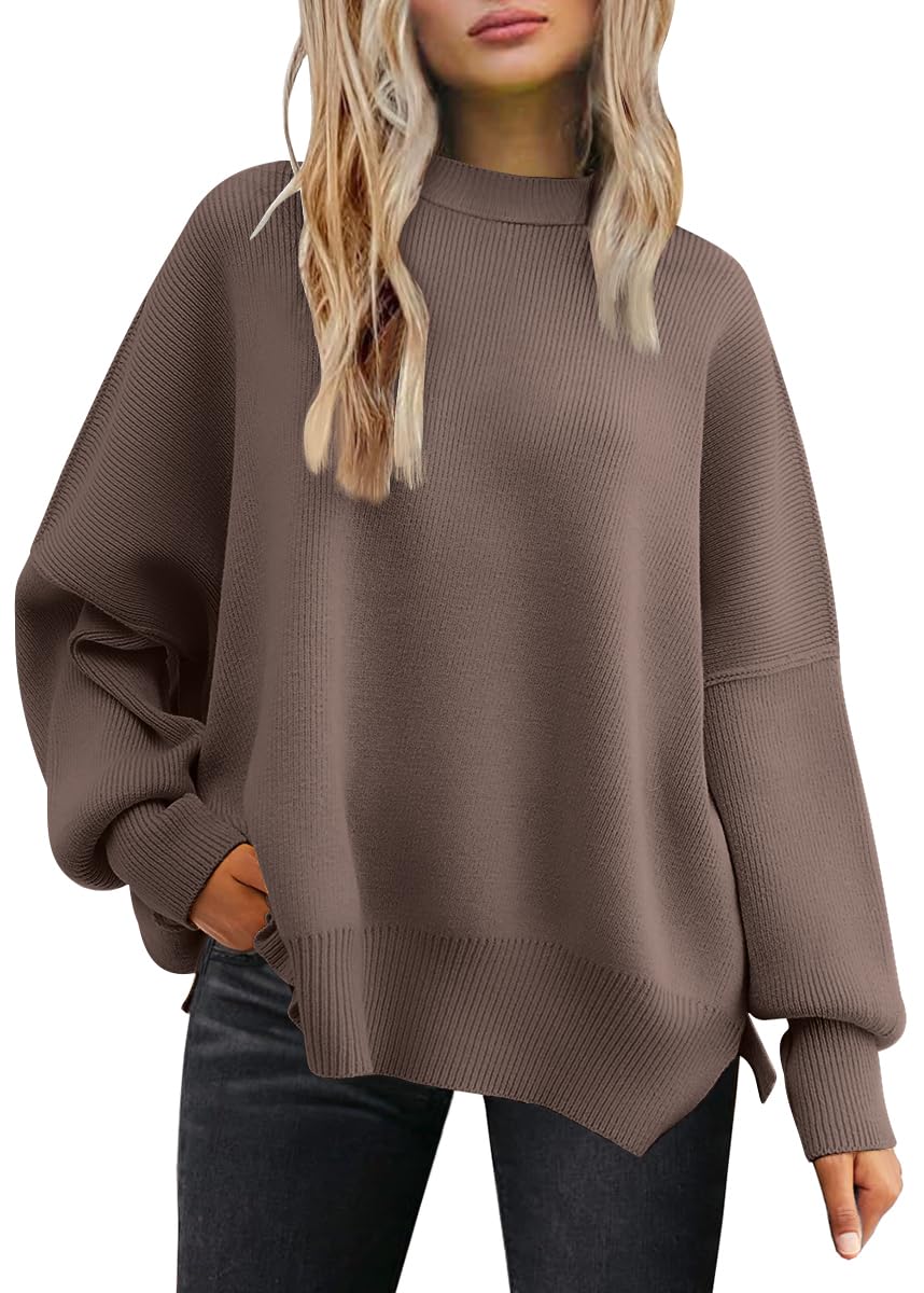 [🛒🇻🇳]Mua LILLUSORY Women’s Oversized Batwing Sweaters 2025 Fall Outfits Trendy Crewneck Knit Side Slit Fashion Pullover Tops trên Amazon Mỹ chính hãng 2025 | Fado – , SKU – – fado.vn 🇻🇳🛒Top1Shop🛒 🇻🇳Top1Vietnam🇻🇳 🛍🛒🇻🇳