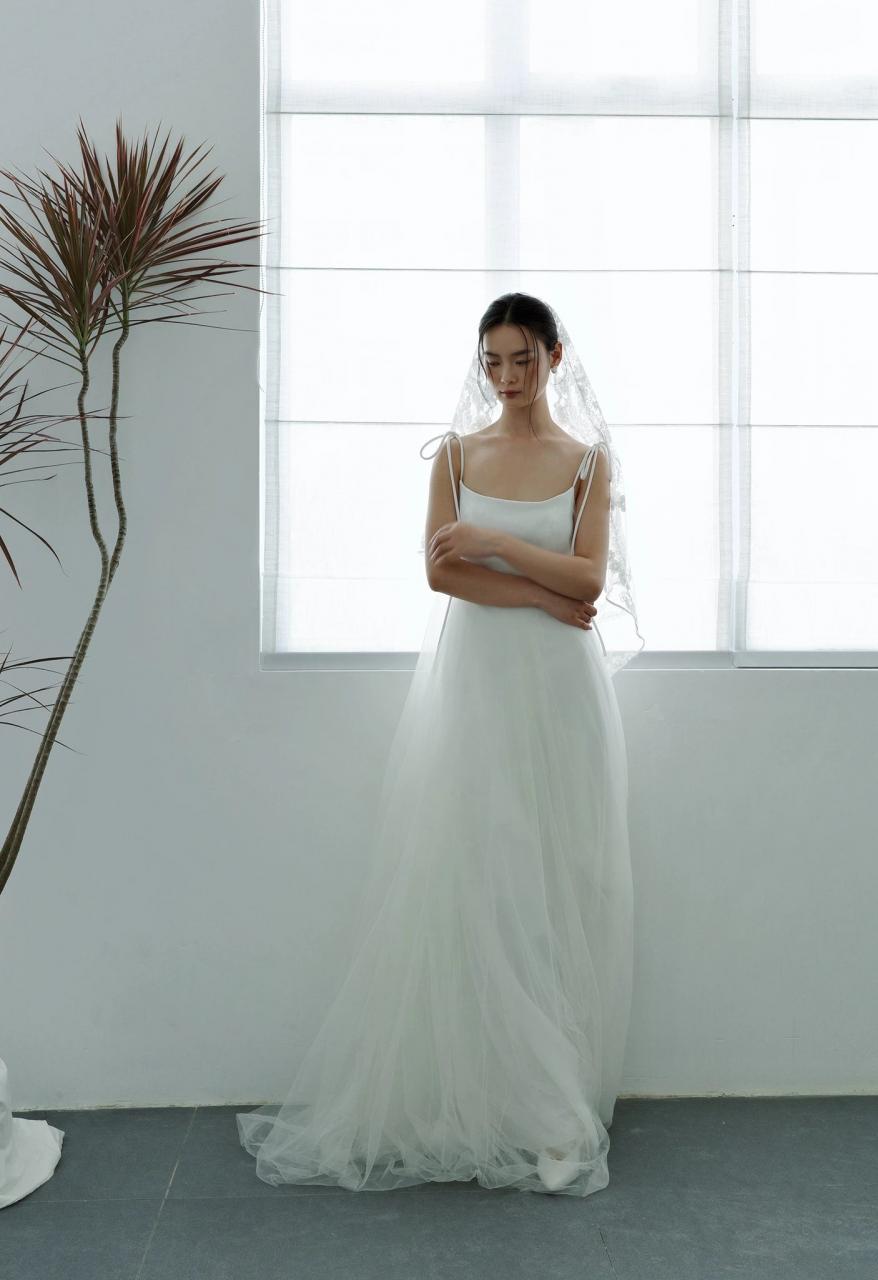 [🛒🇻🇳]Đầm xòe phối lưới dây vai dài thắt nơ – D1966 – POXI MADE TO ORDER , SKU – – poxi.vn 🇻🇳🛒Top1Shop🛒 🇻🇳Top1Vietnam🇻🇳 🛍🛒🇻🇳