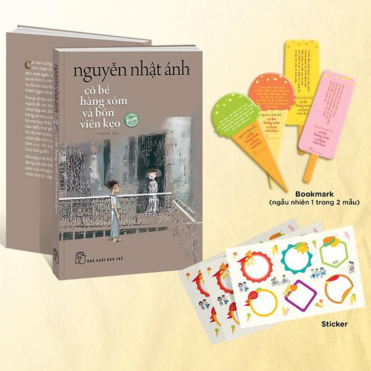 [🛒🇻🇳]Sách Nguyễn Nhật Ánh – Cô Bé Hàng Xóm Và Bốn Viên Kẹo – Tặng Kèm Random 1 Trong 4 Mẫu Bookmark + Sticker – NXB Trẻ , SKU – 1432402459260 – tiki.vn 🇻🇳🛒Top1Shop🛒 🇻🇳Top1Vietnam🇻🇳 🛍🛒🇻🇳