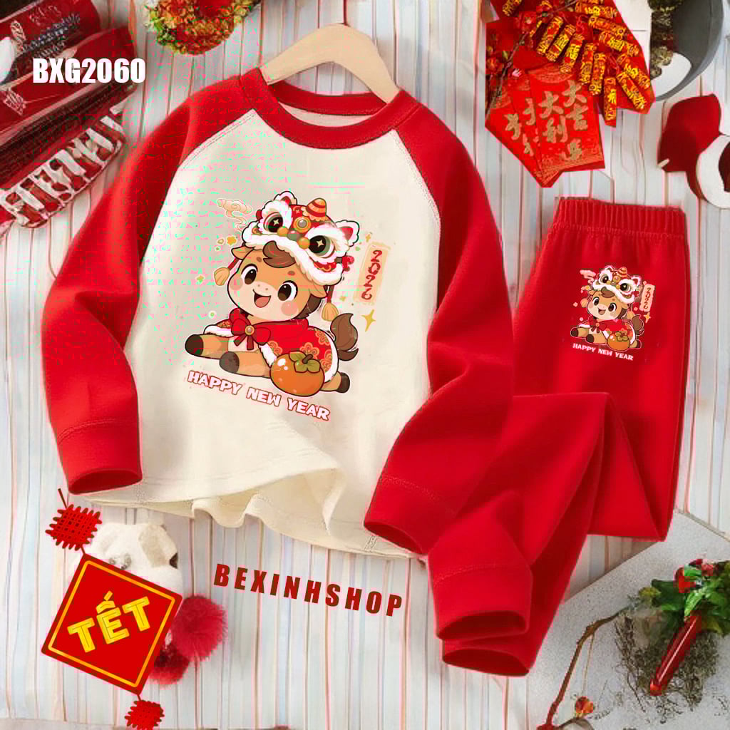 [🛒🇻🇳][Tết] Bộ dài tay cho bé trai & bé gái Mùa Tết Nguyên Đán BXG2060 – Bé Xinh Shop , SKU – – bexinhshop.vn 🇻🇳🛒Top1Shop🛒 🇻🇳Top1Vietnam🇻🇳 🛍🛒🇻🇳