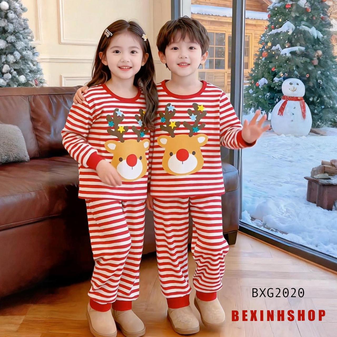 [🛒🇻🇳][Noel] Bộ thun sọc đồng phục in Hươu cho bé trai & bé gái mùa GIÁNG SINH BXG2020 – Bé Xinh Shop , SKU – – bexinhshop.vn 🇻🇳🛒Top1Shop🛒 🇻🇳Top1Vietnam🇻🇳 🛍🛒🇻🇳