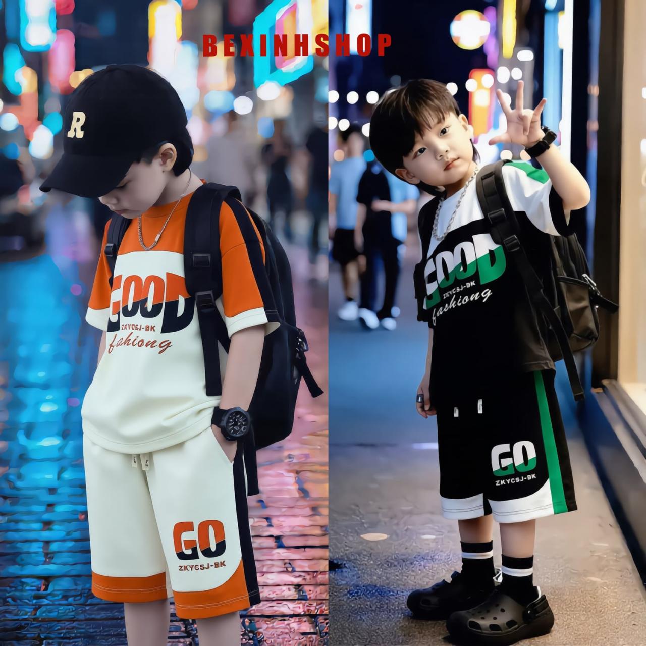 [🛒🇻🇳]Bộ thun hiphop phối màu GOOD dễ thương cho bé trai đi học, đi chơi BXG1829 – Bé Xinh Shop , SKU – – bexinhshop.vn 🇻🇳🛒Top1Shop🛒 🇻🇳Top1Vietnam🇻🇳 🛍🛒🇻🇳