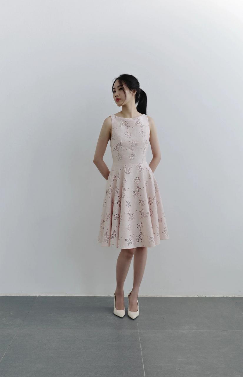 [🛒🇻🇳]Đầm cổ thuyền không tay, dáng váy xòe nhẹ nhàng – D2023 – POXI , SKU – D202325S – poxi.vn 🇻🇳🛒Top1Shop🛒 🇻🇳Top1Vietnam🇻🇳 🛍🛒🇻🇳