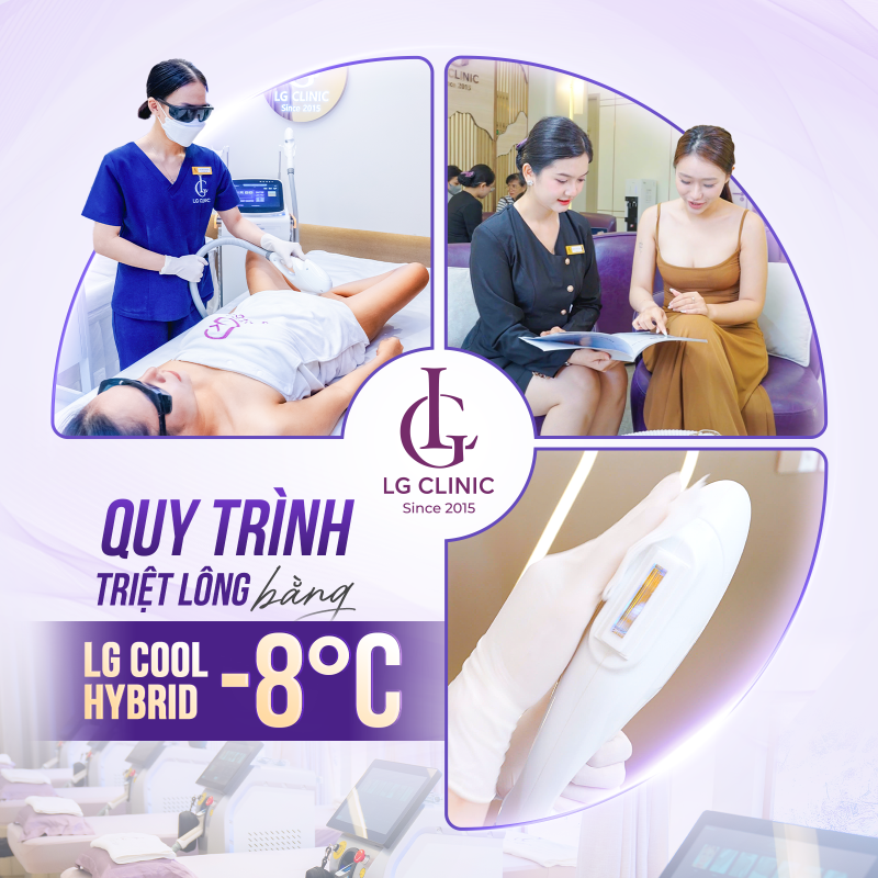 Quy trình triệt lông bikini tại LG Clinic luôn đảm bảo yếu tố vệ sinh và an toàn