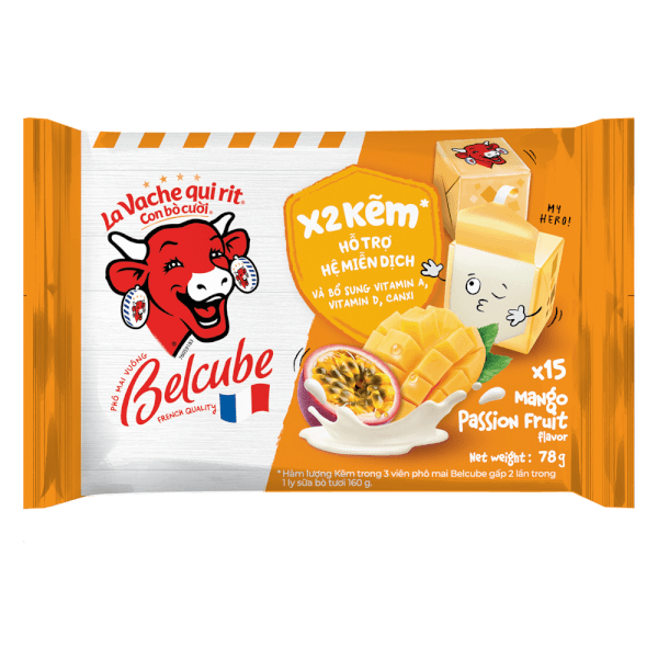 [🛒🇻🇳]Phô mai BelCube hương xoài chanh dây 78g – Con Bò Cười , SKU – 5589000000004 – concung.com 🇻🇳🛒Top1Shop🛒 🇻🇳Top1Vietnam🇻🇳 🛍🛒🇻🇳