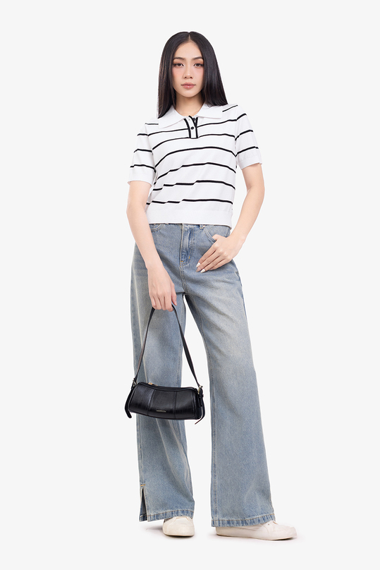 [🛒🇻🇳]Quần jean nữ ống suông xẻ lai – K&K Fashion , SKU – QJ-33 – kkfashion.vn 🇻🇳🛒Top1Shop🛒 🇻🇳Top1Vietnam🇻🇳 🛍🛒🇻🇳