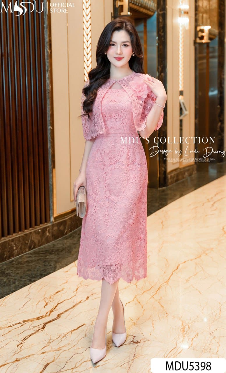 [🛒🇻🇳]Váy Thiết Kế MDU5398 Ren Hàn Hồng Áo Khoác Lửng Giả Hoa Đính – , SKU – – mdufashion.com 🇻🇳🛒Top1Shop🛒 🇻🇳Top1Vietnam🇻🇳 🛍🛒🇻🇳