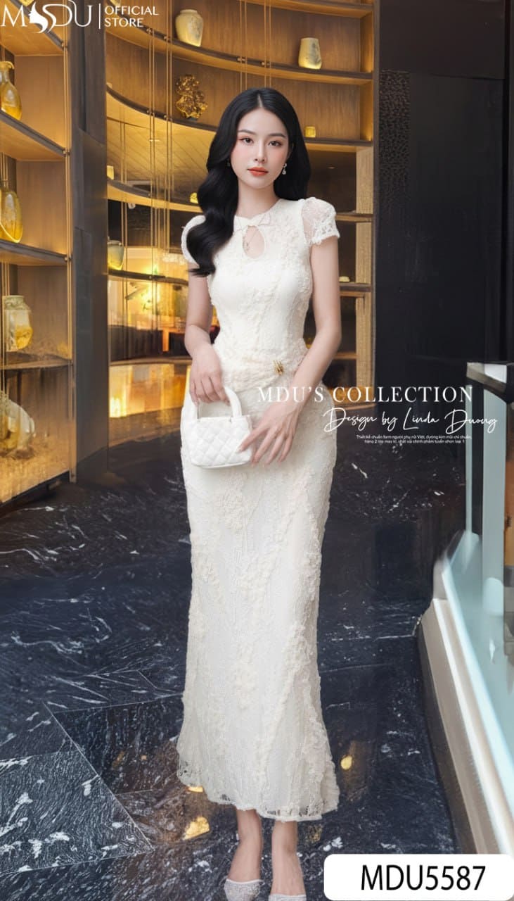 [🛒🇻🇳]Váy Thiết Kế MDU5587 Ren Cao Cấp Kem, Quyến Rũ Thanh Lịch – , SKU – – mdufashion.com 🇻🇳🛒Top1Shop🛒 🇻🇳Top1Vietnam🇻🇳 🛍🛒🇻🇳