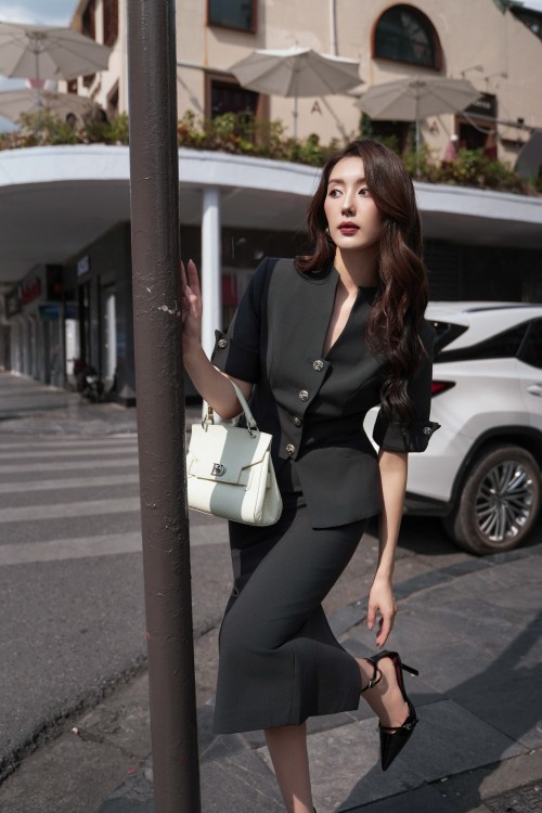 [🛒🇻🇳]Áo Vest nữ – Dark Grey Woven Vest – , SKU – – sixdo.vn 🇻🇳🛒Top1Shop🛒 🇻🇳Top1Vietnam🇻🇳 🛍🛒🇻🇳