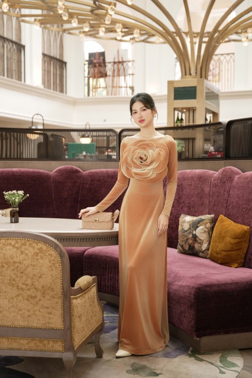 [🛒🇻🇳]Áo Dài – Yellow 3D Flower Velvet Ao Dai – , SKU – – sixdo.vn 🇻🇳🛒Top1Shop🛒 🇻🇳Top1Vietnam🇻🇳 🛍🛒🇻🇳